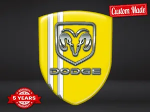Dodge Heckscheibenaufkleber Premium Modern Hochwertig